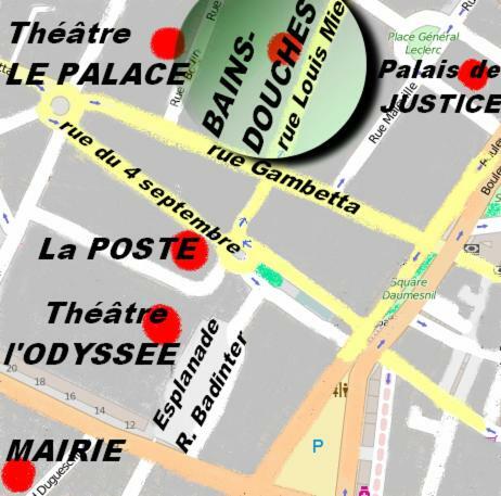 Les Bains Douches Aparthotel Périgueux Buitenkant foto
